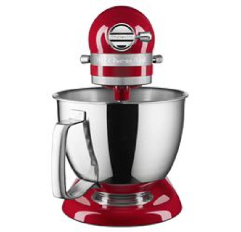 KitchenAid Artisan 5 Qt. 10-Speed Empire Red Stand Mixer with Flat