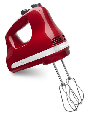KitchenAid Hand Mixer: 5 Speed, Empire Red