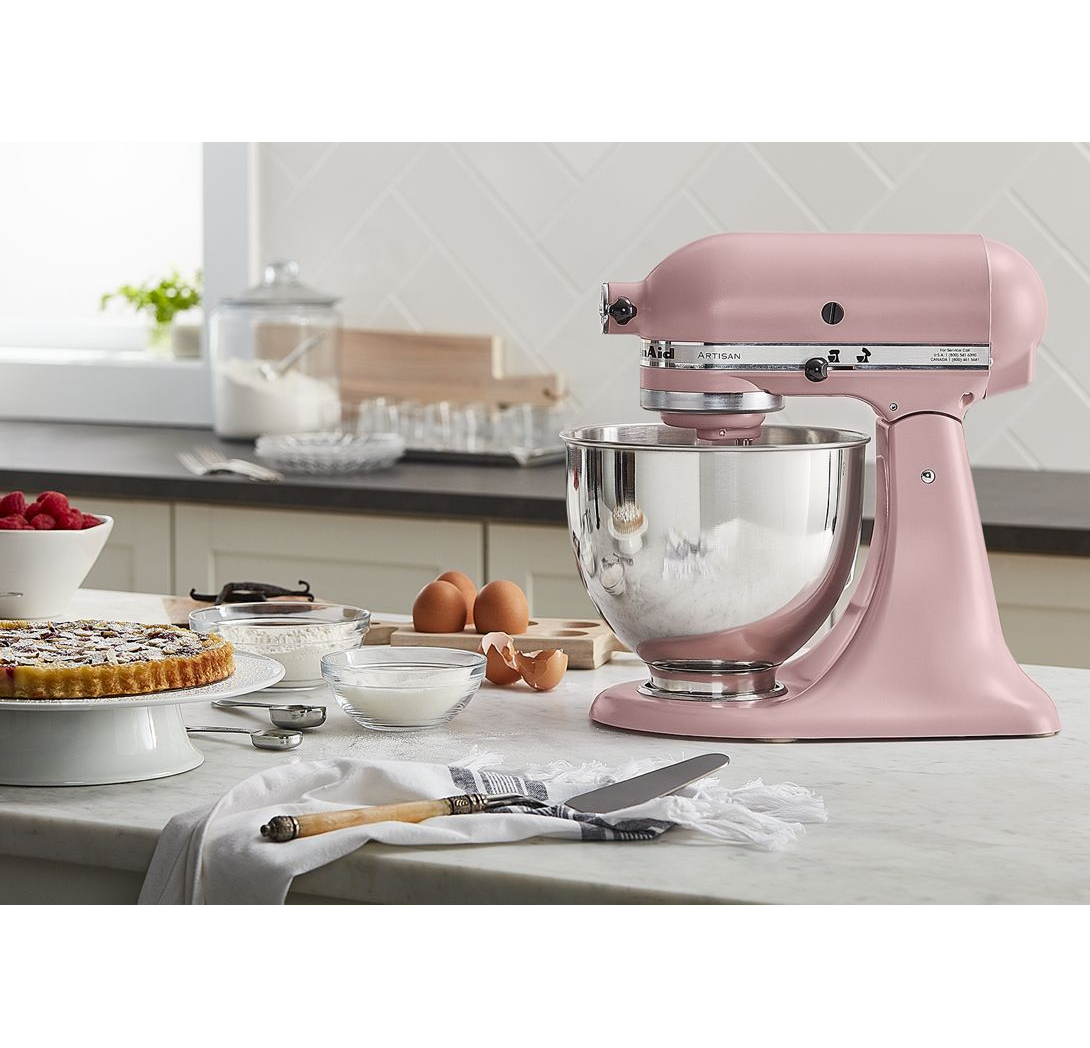 KitchenAid 7qt. Bowl-Lift Stand Mixer with Touchpoints - Feather Pink