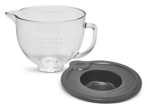 KitchenAid 5 QT Tilt-Head Stand Mixer Accessory: Glass Bowl