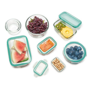 OXO Smart Seal Glass Container Set: 16 Piece