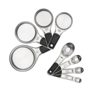 OXO Stainless Steel Magnetic Measuring Cups and Spoons Set