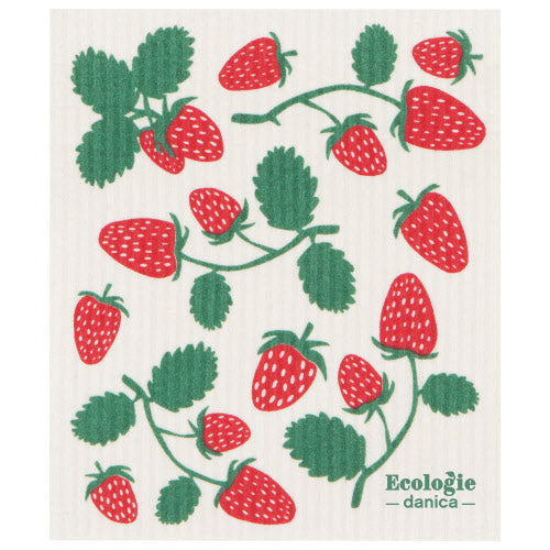 NOW Designs Swedish Dishcloth: Strawberries