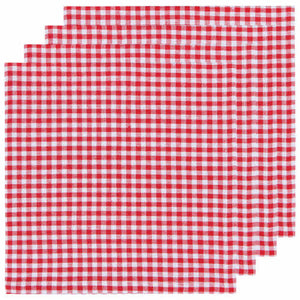 NOW Designs Napkins (Set of 4): Second Spin, Red Gingham
