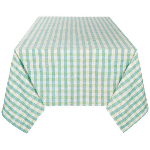 NOW Designs Tablecloth: Second Spin, Twisted Teal, 60" x 120"
