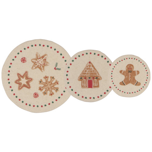 Now Designs Jar Covers: Xmas Cookies, Set of 3