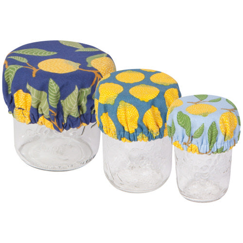 Now Designs Jar Covers (Set of 3): Lemons