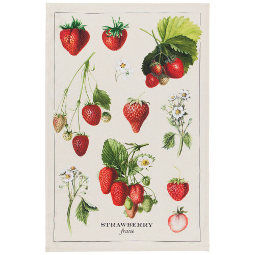 NOW Designs Dishtowel: Vintage Strawberries