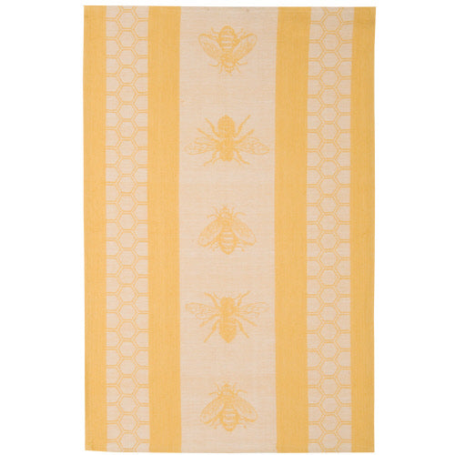 NOW Designs Dishtowel: Jacquard, Honeybee