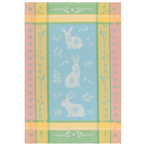 NOW Designs Dishtowel: Jacquard, Easter Bunny