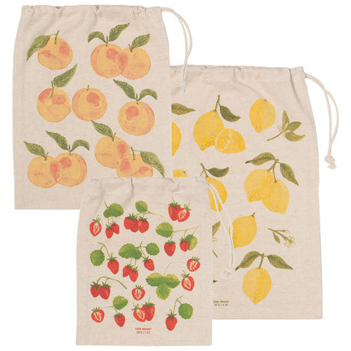 NOW Designs Produce Bags (Set of 3): Fruit Salad
