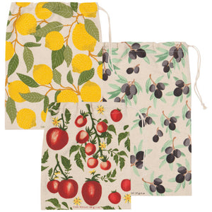 NOW Designs Produce Bags (Set of 3): Mediterranean