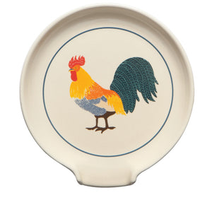 NOW Designs Spoon Rest: Rooster Francaise