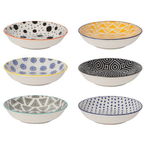 NOW Designs Pinch Bowl Set: Bits & Dots