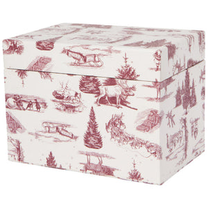 Now Designs Recipe Card Box: Winter Toile